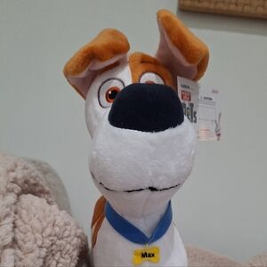 NWT Max Dog Stuffed Animal Toy